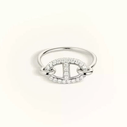 [Radiant Gem]¯RONDE SMALL SILVER DIAMOND RING