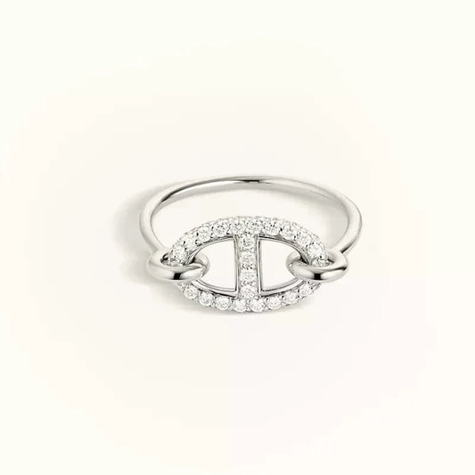 [Radiant Gem]¯RONDE SMALL SILVER DIAMOND RING