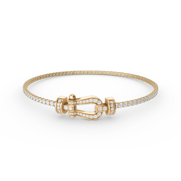 [Radiant Gem]¯FORCE  HORSESHOE  DIAMOND TENNIS BRACELET