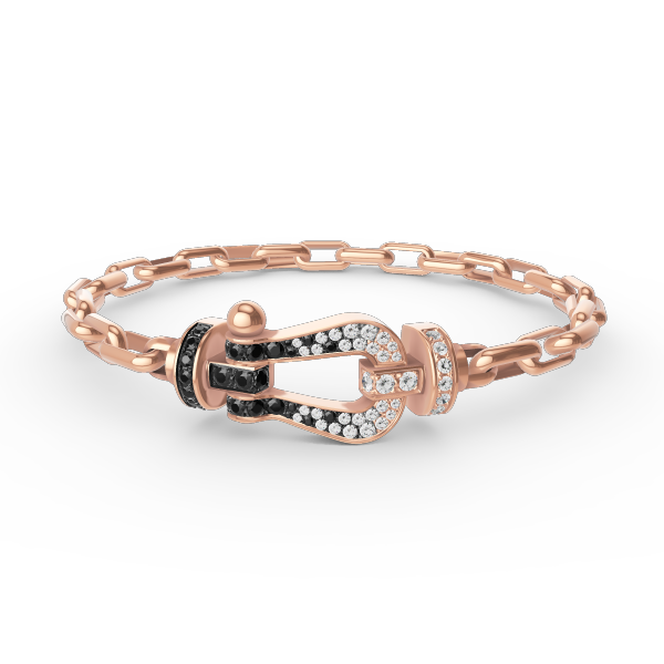[Radiant Gem]¯FORCE LARGE HORSESHOE CLASP  METAL BRACELET
