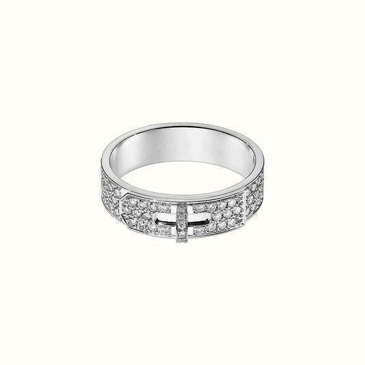 [Radiant Gem]¯KELLY SILVER DIAMOND RING