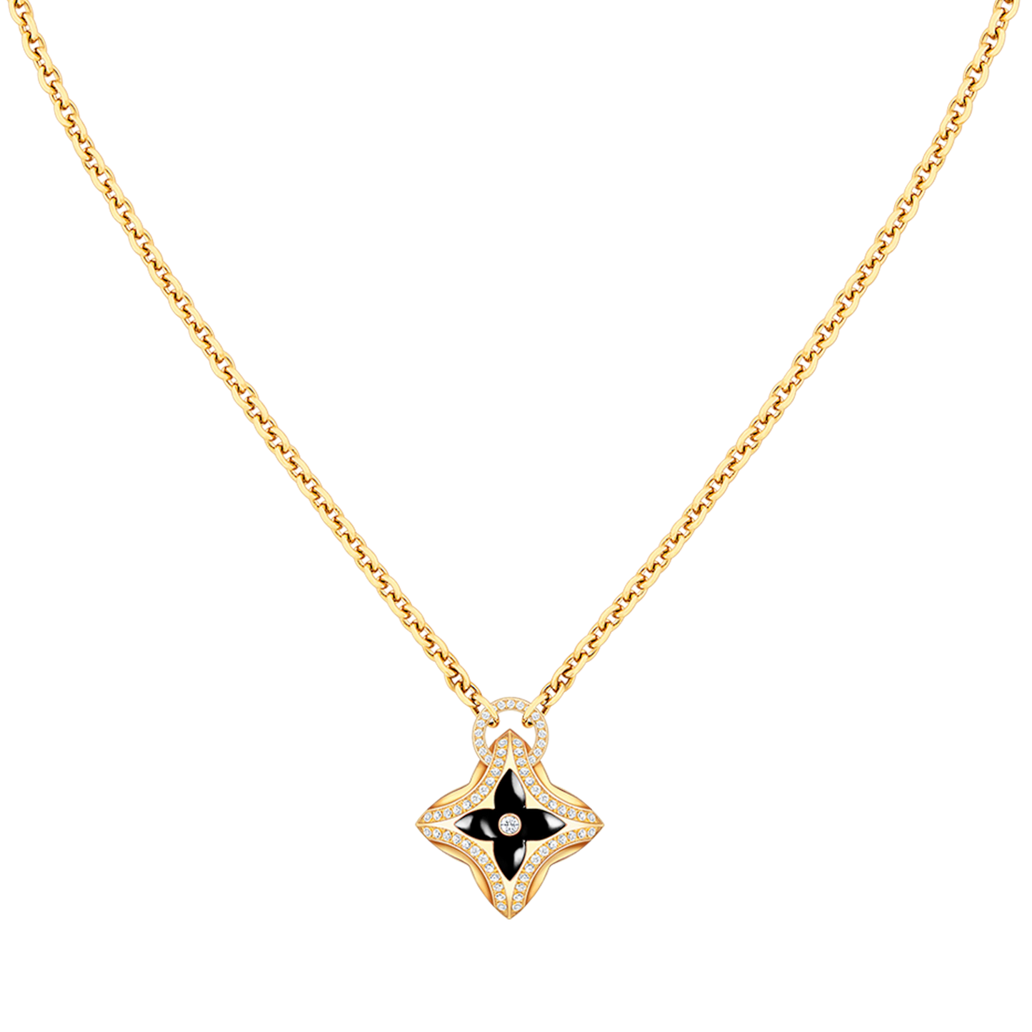 [Radiant Gem]¯STAR PEDANT PINK GOLD DIAMOND NECKLACE