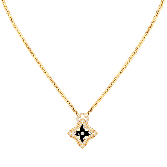 [Radiant Gem]¯STAR PEDANT PINK GOLD DIAMOND NECKLACE