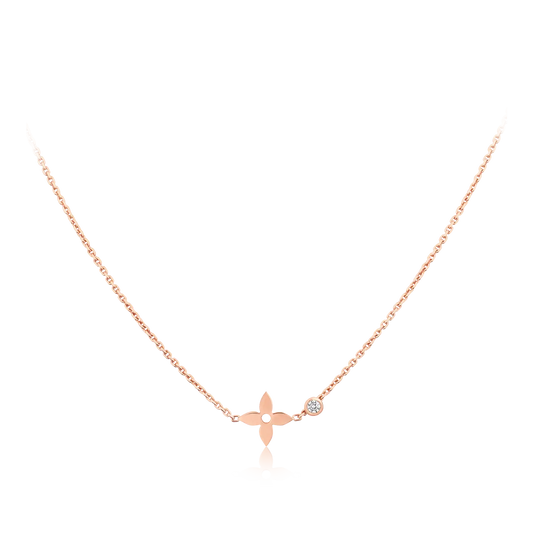 [Radiant Gem]¯BLOSSOM PENDANT PINK GOLD AND DIAMOND