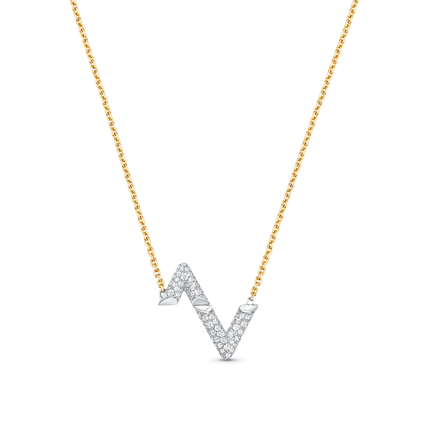 [Radiant Gem]¯VOLT SILVER DIAMOND PEDANT NECKLACE