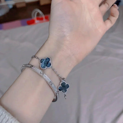 [Radiant Gem]New CLOVER 5 MOTIF PIETERSITE BRACELET COLLECTION