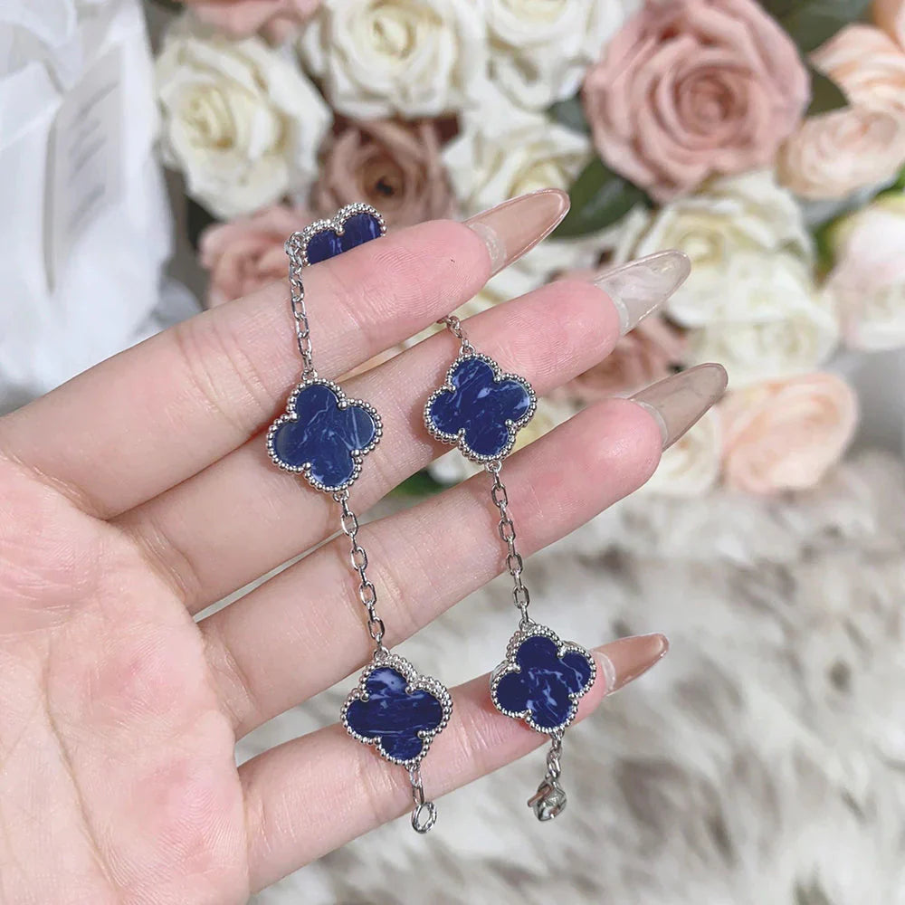 [Radiant Gem]New CLOVER 5 MOTIF PIETERSITE BRACELET COLLECTION