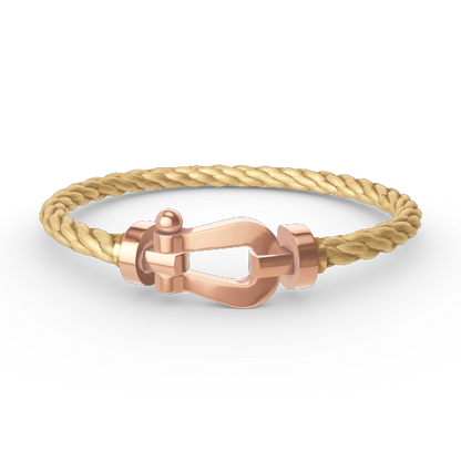 [Radiant Gem]¯FORCE LARGE HORSESHOE NO DIAMOND BRACELET ROSE GOLD