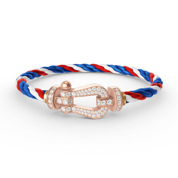 [Radiant Gem]¯FORCE LARGE HORSESHOE FULL DIAMOND BRACELET ROSE GOLD