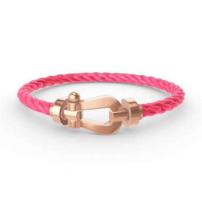 [Radiant Gem]¯FORCE LARGE HORSESHOE NO DIAMOND BRACELET ROSE GOLD