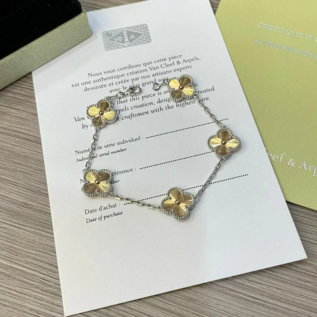 [Radiant Gem]New  CLOVER 5 MOTIF LASER BRACELET COLLECTION