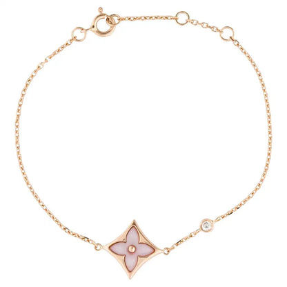 [Radiant Gem]¯STAR 1 DIAMOND PINK GOLD BRACELET
