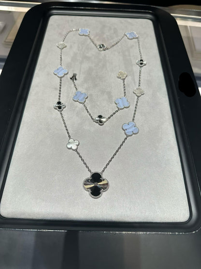[[Radiant Gem]¯] 25 NEW CLOVER 15 MOTIFS PURPLE CHALCEDONY