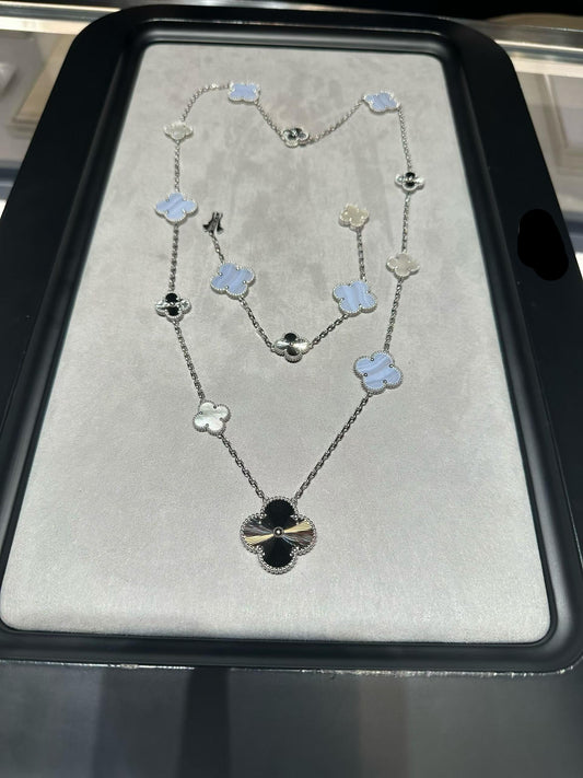 [[Radiant Gem]¯] 25 NEW CLOVER 15 MOTIFS PURPLE CHALCEDONY