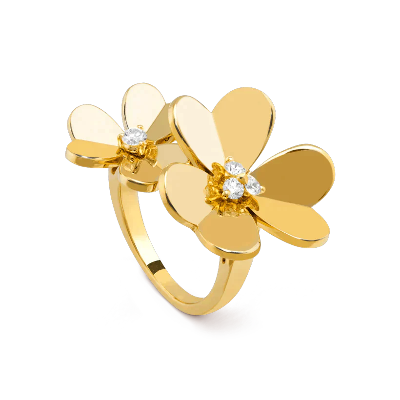 [Radiant Gem]¯CLOVER COMOS GOLD DIAMOND RING