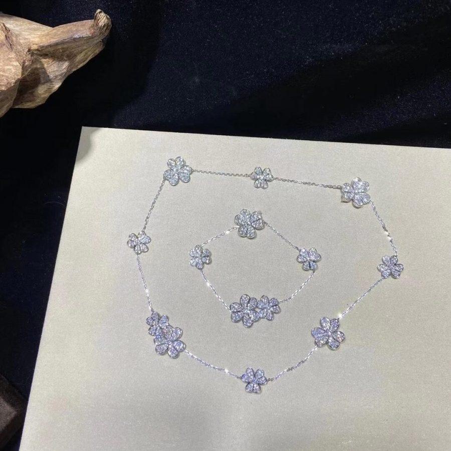 [Radiant Gem]¯FRIVOLE SILVER 5 FLOWERS BRACELET