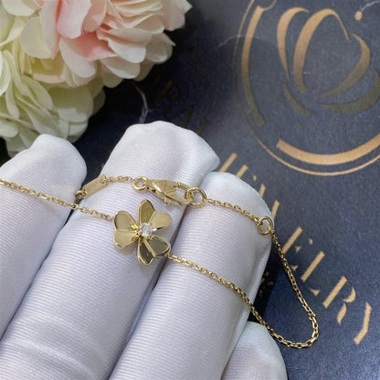 [Radiant Gem]¯FRIVOLE GOLD FLOWER BRACELET