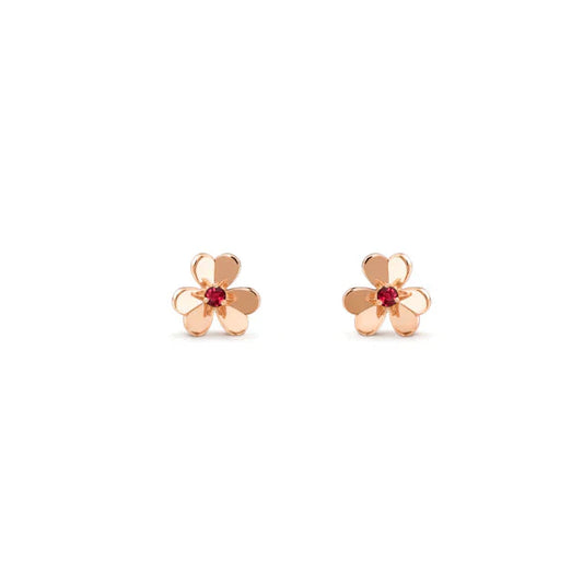 [Radiant Gem]¯FRIVOLE  FLOWER PINK EARRINGS