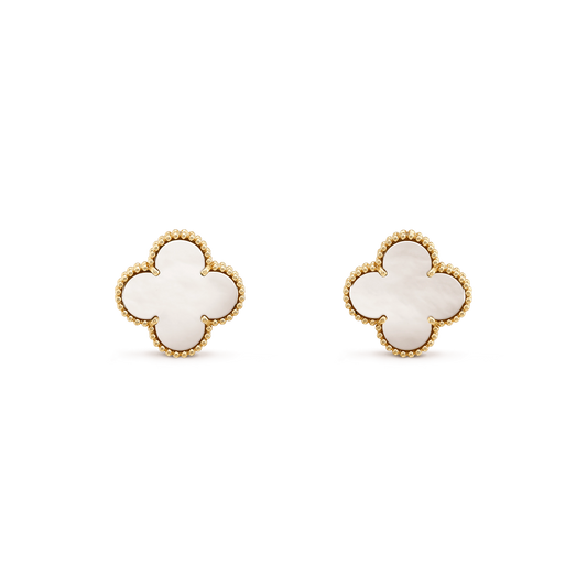 [Radiant Gem]¯CLOVER MINI GOLD EARRINGS