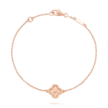 [Radiant Gem]¯CLOVER SINGLE FLOWER BRACELET