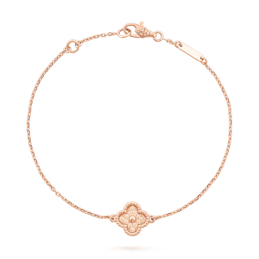 [Radiant Gem]¯CLOVER SINGLE FLOWER BRACELET