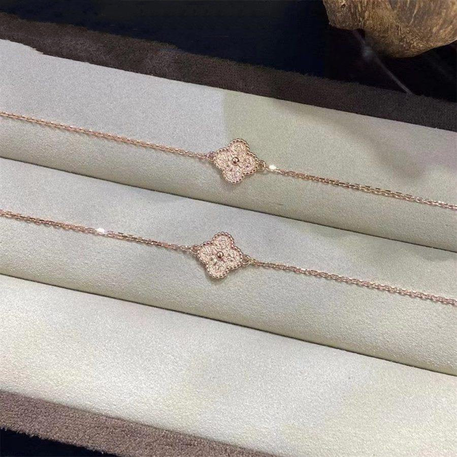 [Radiant Gem]¯CLOVER SINGLE FLOWER BRACELET
