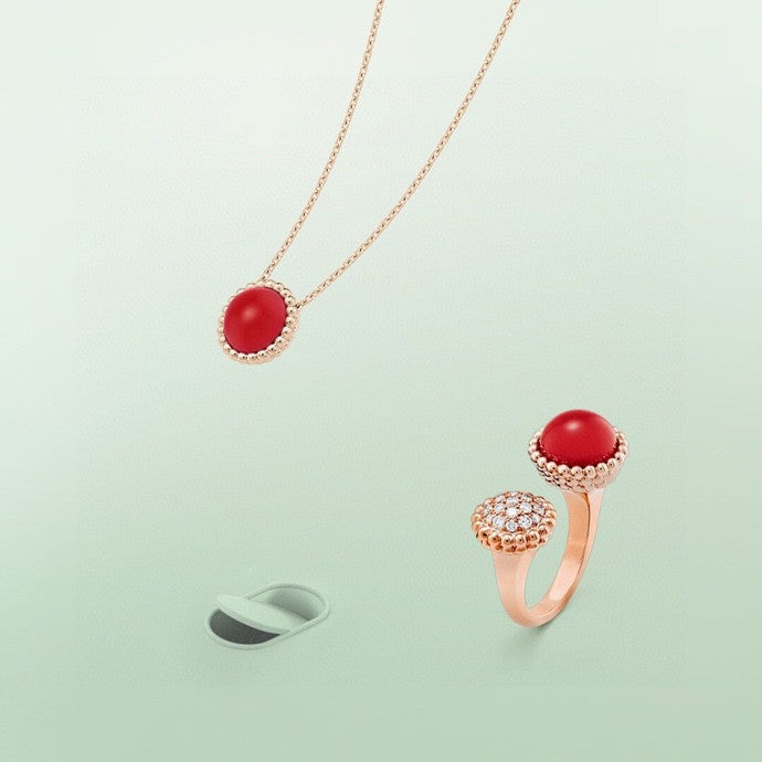[Radiant Gem]¯PERLEE COULEURS DIAMOND ROSE GOLD BETWEEN THE FINGER RING