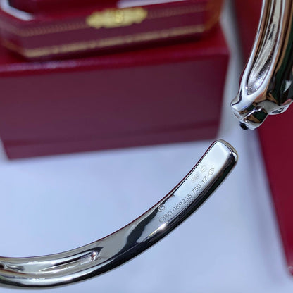 [Radiant Gem]¯PANTHERE SILVER OPEN BRACELET