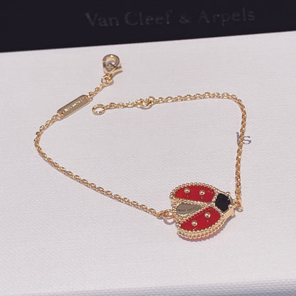 [Radiant Gem]¯LUCKY SPRING 1 MOTIF PINK GOLD BRACELET