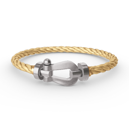[Radiant Gem]¯FORCE LARGE HORSESHOE NO DIAMOND BRACELET SILVER