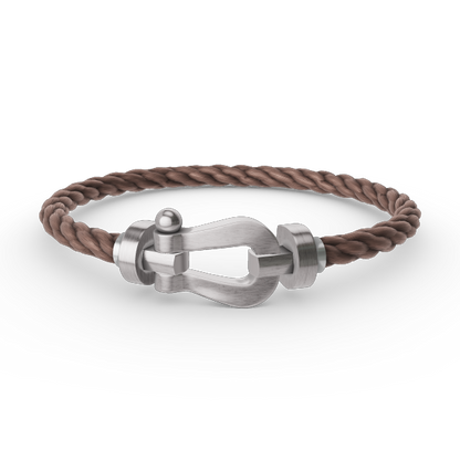 [Radiant Gem]¯FORCE LARGE HORSESHOE NO DIAMOND BRACELET SILVER
