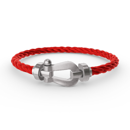 [Radiant Gem]¯FORCE LARGE HORSESHOE NO DIAMOND BRACELET SILVER