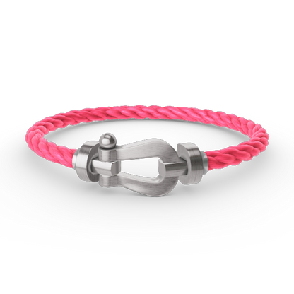[Radiant Gem]¯FORCE LARGE HORSESHOE NO DIAMOND BRACELET SILVER