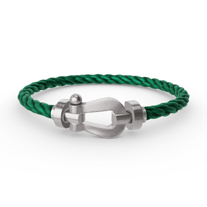 [Radiant Gem]¯FORCE LARGE HORSESHOE NO DIAMOND BRACELET SILVER