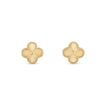 [Radiant Gem]¯CLOVER MEDIUM 1 MOTIFS LASER EARRINGS