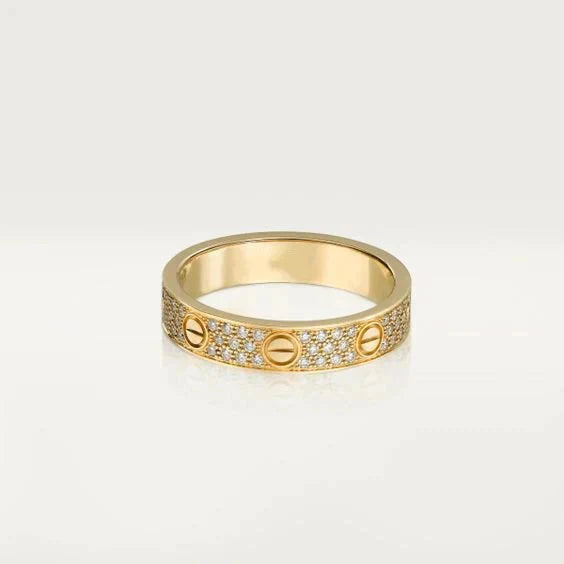 [Radiant Gem]¯LOVE RING 3.6MM DIAMOND PAVED