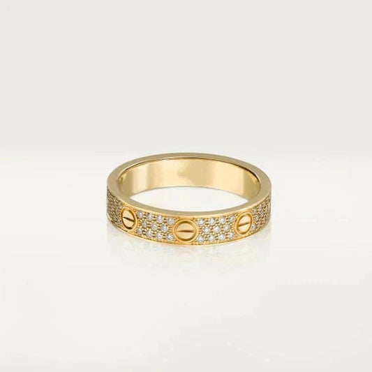 [Radiant Gem]¯LOVE RING 3.6MM DIAMOND PAVED