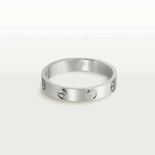 [Radiant Gem]¯LOVE RING 4MM 1 DIAMOND SILVER